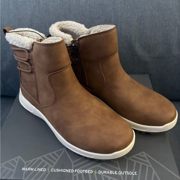 Eddie Bauer Tan Ladies Winter Boots - Picture 3 of 6